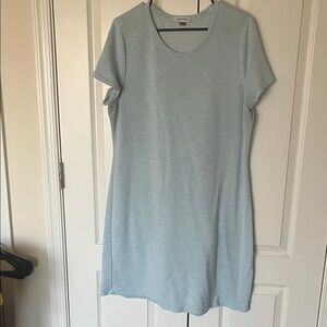 Calvin Klein Pale Blue Short Sleeve Tunic Dress